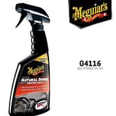 Meguiars Natural Shine Protectant 473ml, Pengilap Dasboard Trim Mobil - Carwash Studio Garage