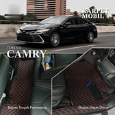 Karpet Mobil Toyota Camry Tahun 2002-2006 &2011-2016 Full Bagasi - Carwash Studio Garage
