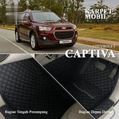 Karpet Mobil Chevrolet Captiva tahun 2016-2021 full bagasi - Carwash Studio Garage