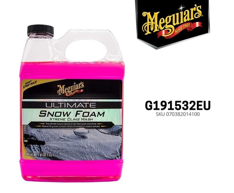 Meguiars Ultimate Snow Foam 32oz ORI 946ml, Cuci Salju Mobil Motor - Carwash Studio Garage