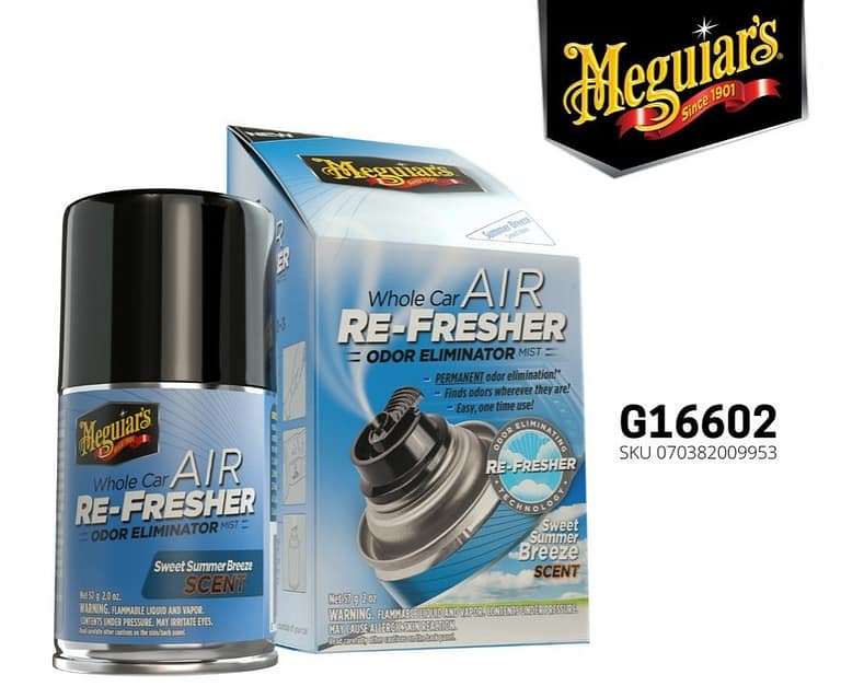 Meguiars Whole Car Air ReFresher Odor Eliminator – Sweet Summer Breeze - Carwash Studio Garage