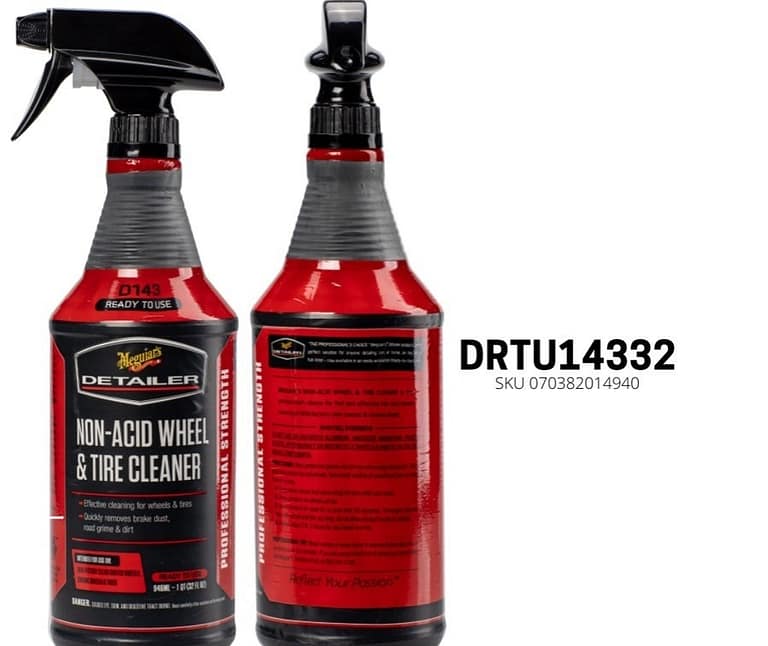 Meguiars Non-Acid Wheel & Tire Cleaner D143 Ready to Use 946ml ORI - Carwash Studio Garage