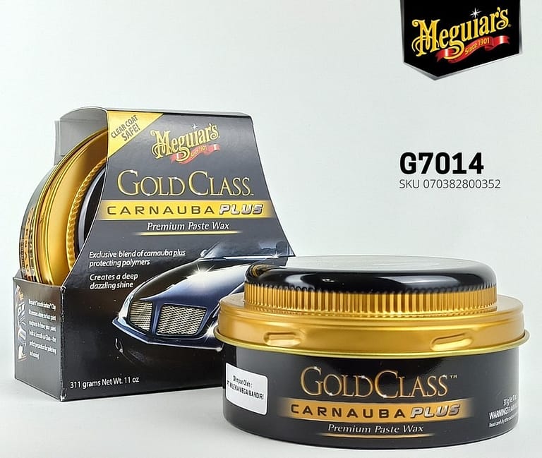 Meguiars Gold Class Carnauba Plus Paste Wax 311gr Ori, Pengkilap Mobil - Carwash Studio Garage