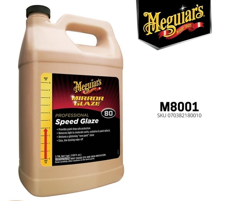 Meguiars – Meguiar’s M80 Speed Glaze 3,79 L Galon Original - Carwash Studio Garage