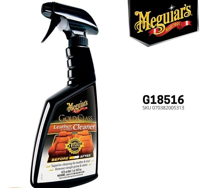 Meguiars Gold Class Leather & Vinyl Cleaner 473ml ORI, Vynil Jok Kulit - Carwash Studio Garage