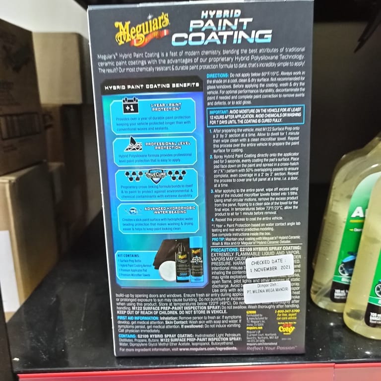 Meguiars Hybrid Paint Coating Kit, Nano Coating - Carwash Studio Garage