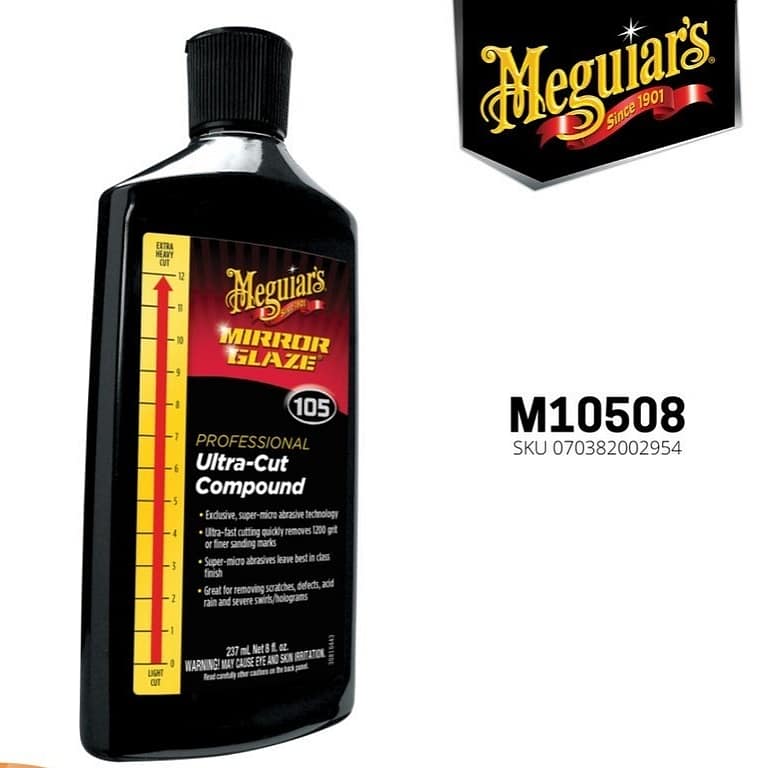 Meguiars M105 Ultra Cut Compound 8oz ORIGINAL - Carwash Studio Garage