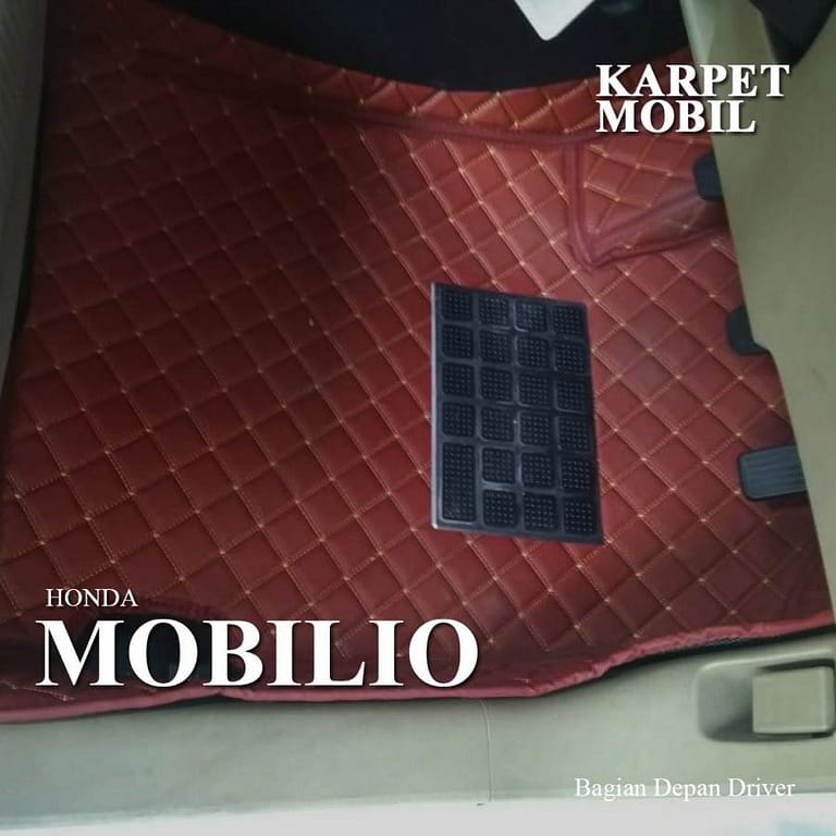 Karpet Mobil Honda Mobilio 2014-2019 full bagasi - Carwash Studio Garage