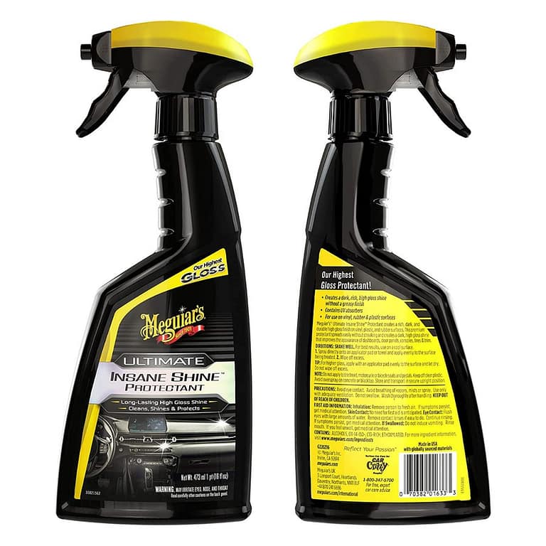 Meguiars Ultimate Insane Shine Protectant Spray 473ml New Product 2022 - Carwash Studio Garage