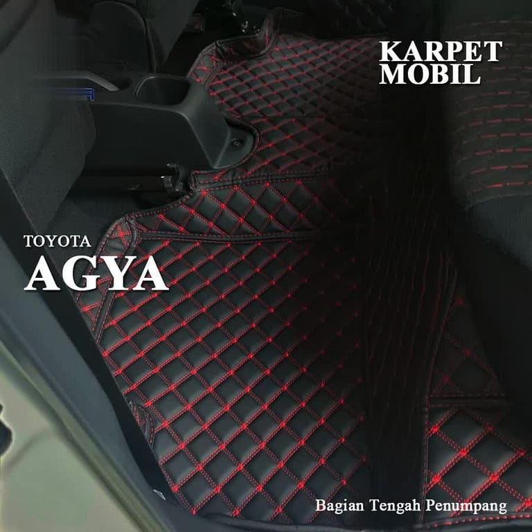 karpet mobil toyota agya 2012-2016 dan 2017-2020 full bagasi - Carwash Studio Garage