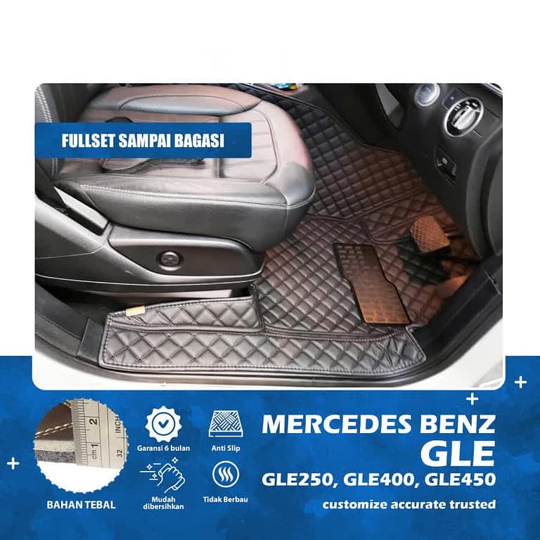 Karpet Mobil Mercedes-Benz GLE 450 tahun 2020 - Carwash Studio Garage