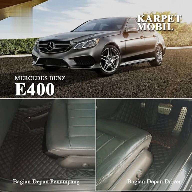 Karpet Mobil Mercedes-Benz E400 Th 2010-2016 Full Bagasi - Carwash Studio Garage