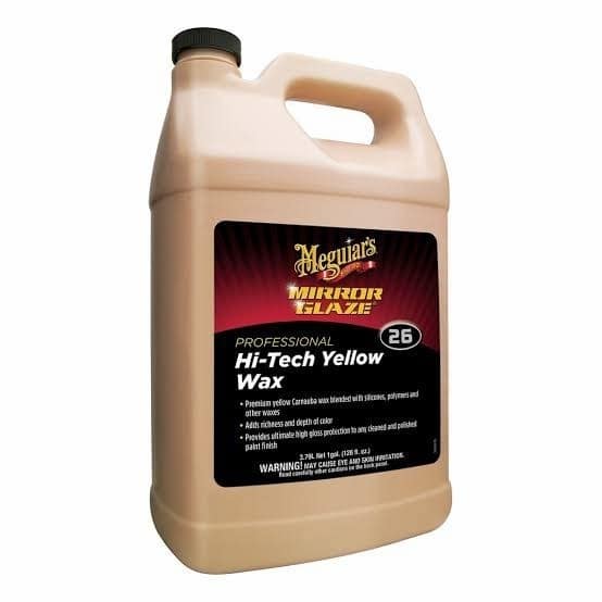 Meguiars M26 High Tech Yellow Wax Galon 3,79 L - Carwash Studio Garage