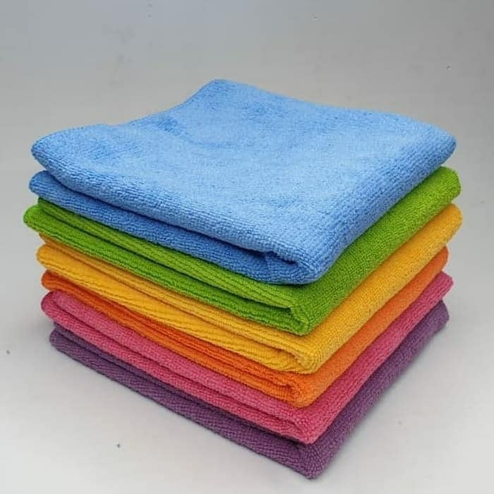 Kain Lap microfiber Polos Uk 35cmx35cm - Carwash Studio Garage